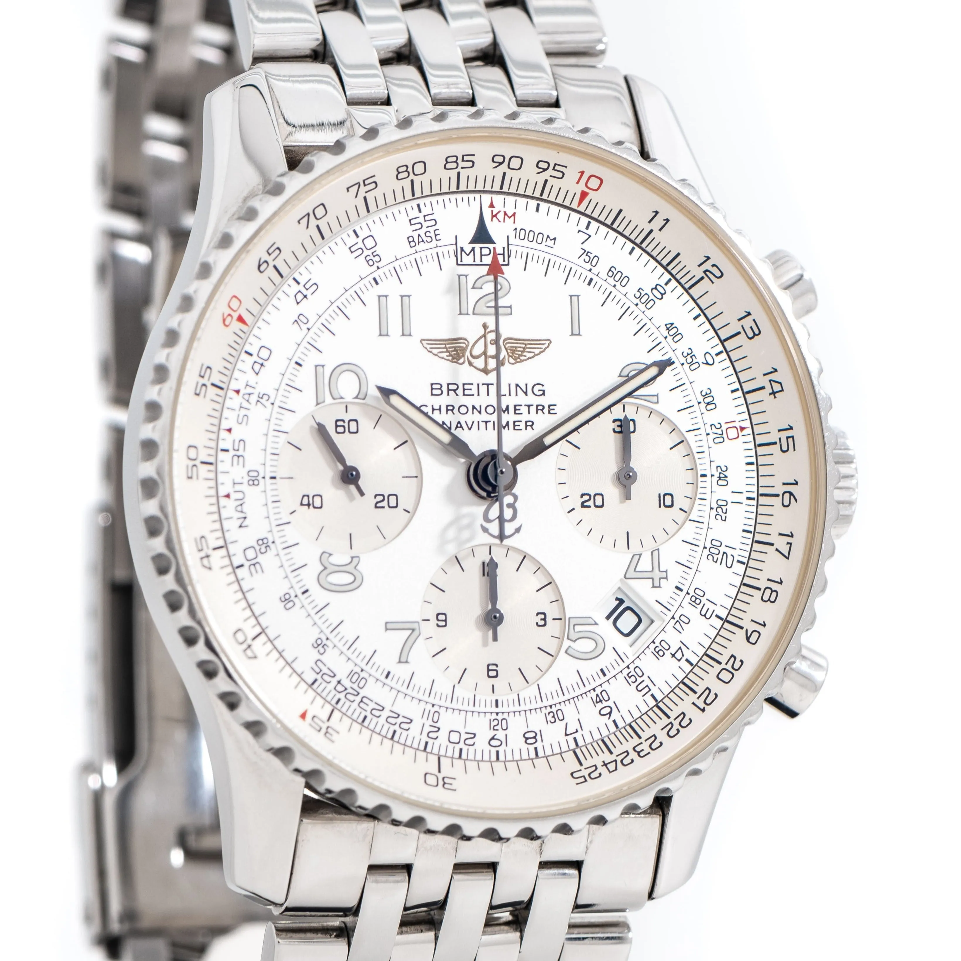 2000's Breitling Navitimer Chronometre Ref. A23322 Automatic Chronograph in Stainless Steel (# 14751)