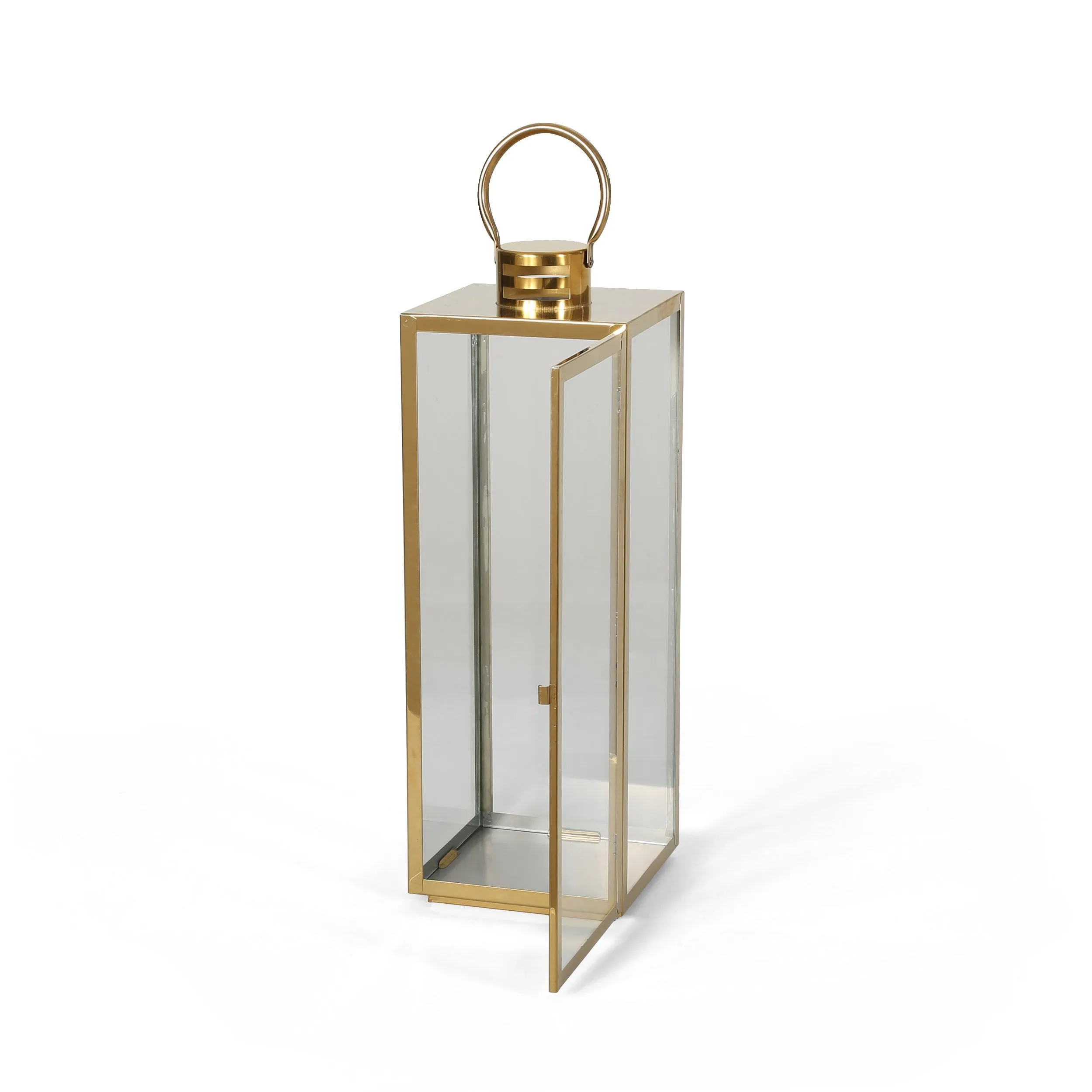 24" Modern Stainless Steel Lantern - NH172013