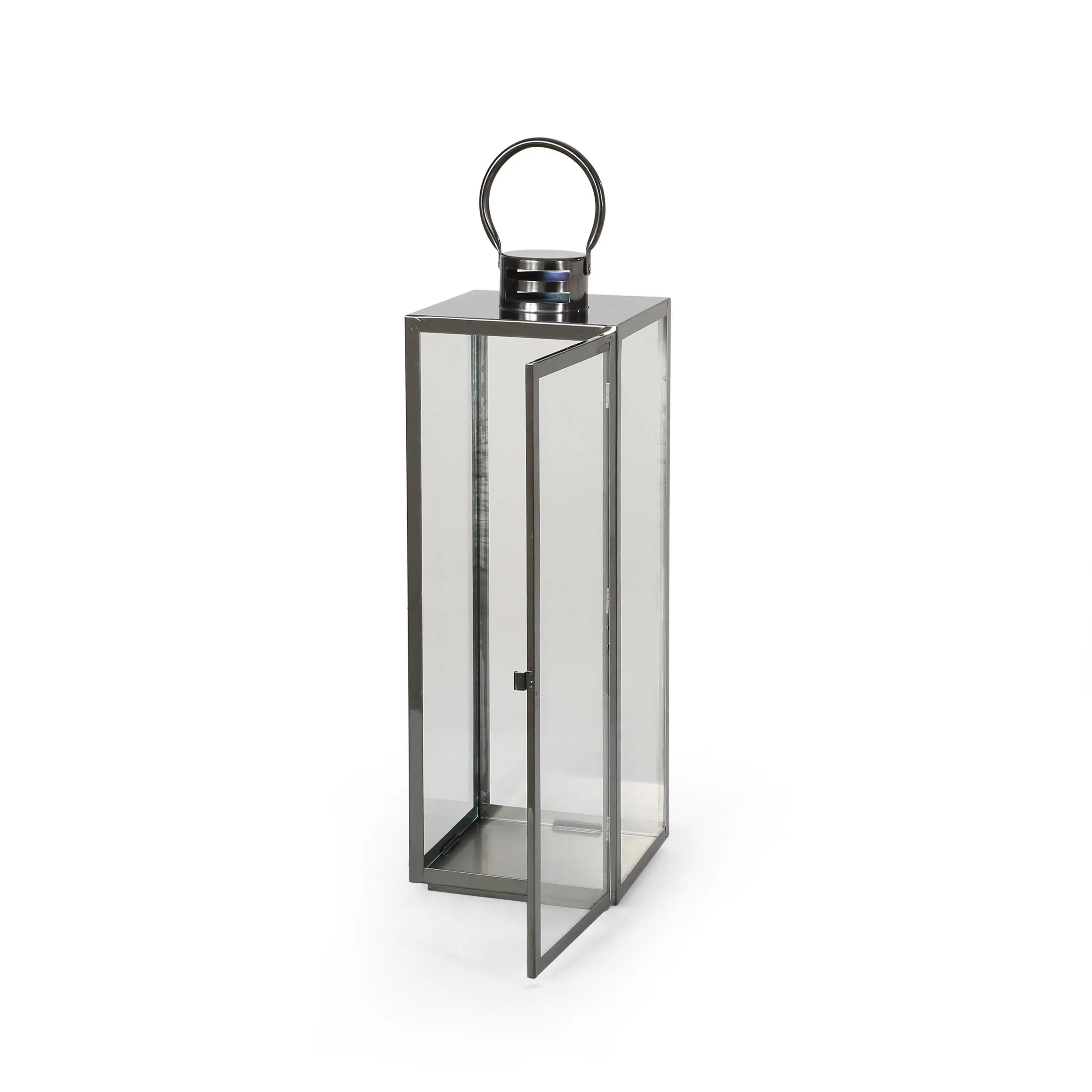 24" Modern Stainless Steel Lantern - NH172013