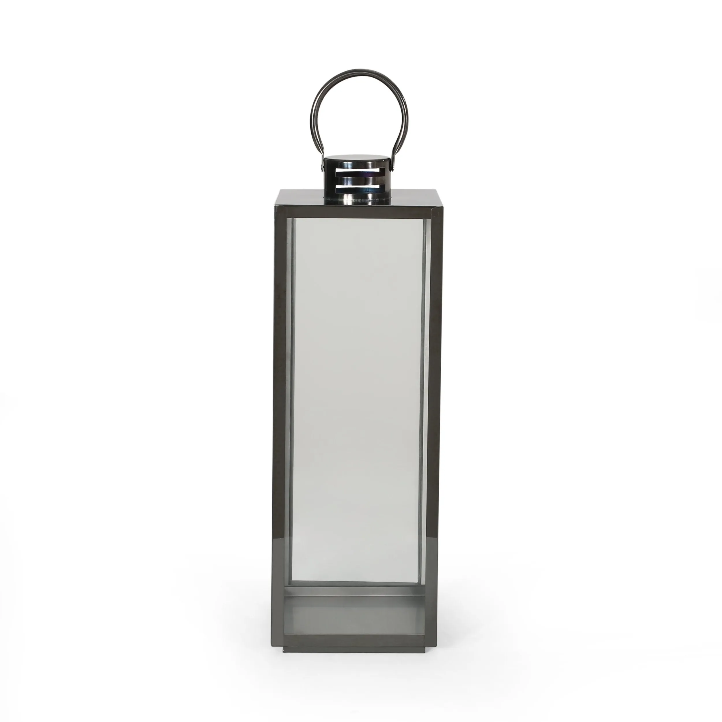 24" Modern Stainless Steel Lantern - NH172013