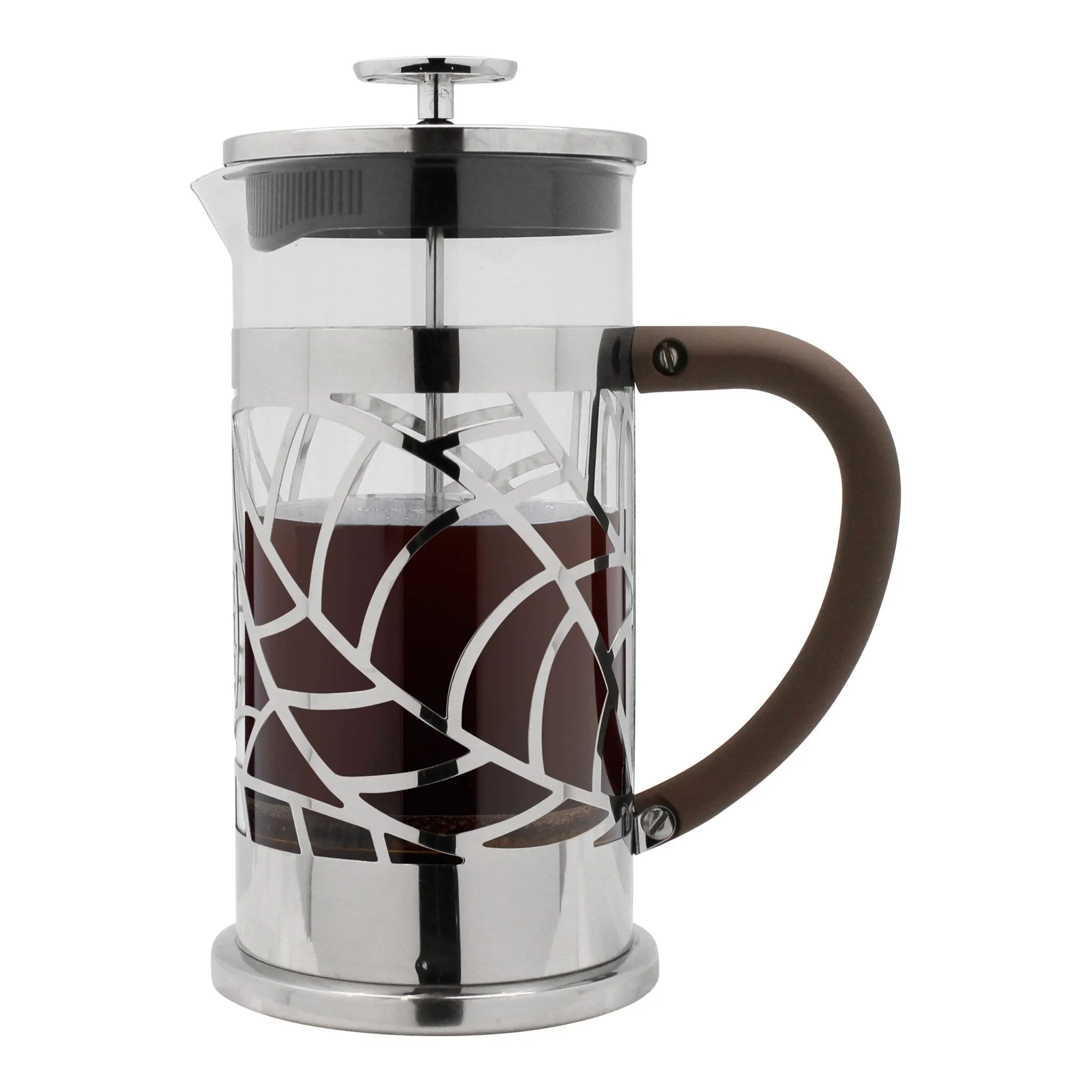 8 Cup Floral Cafetiere, Cut Out Design