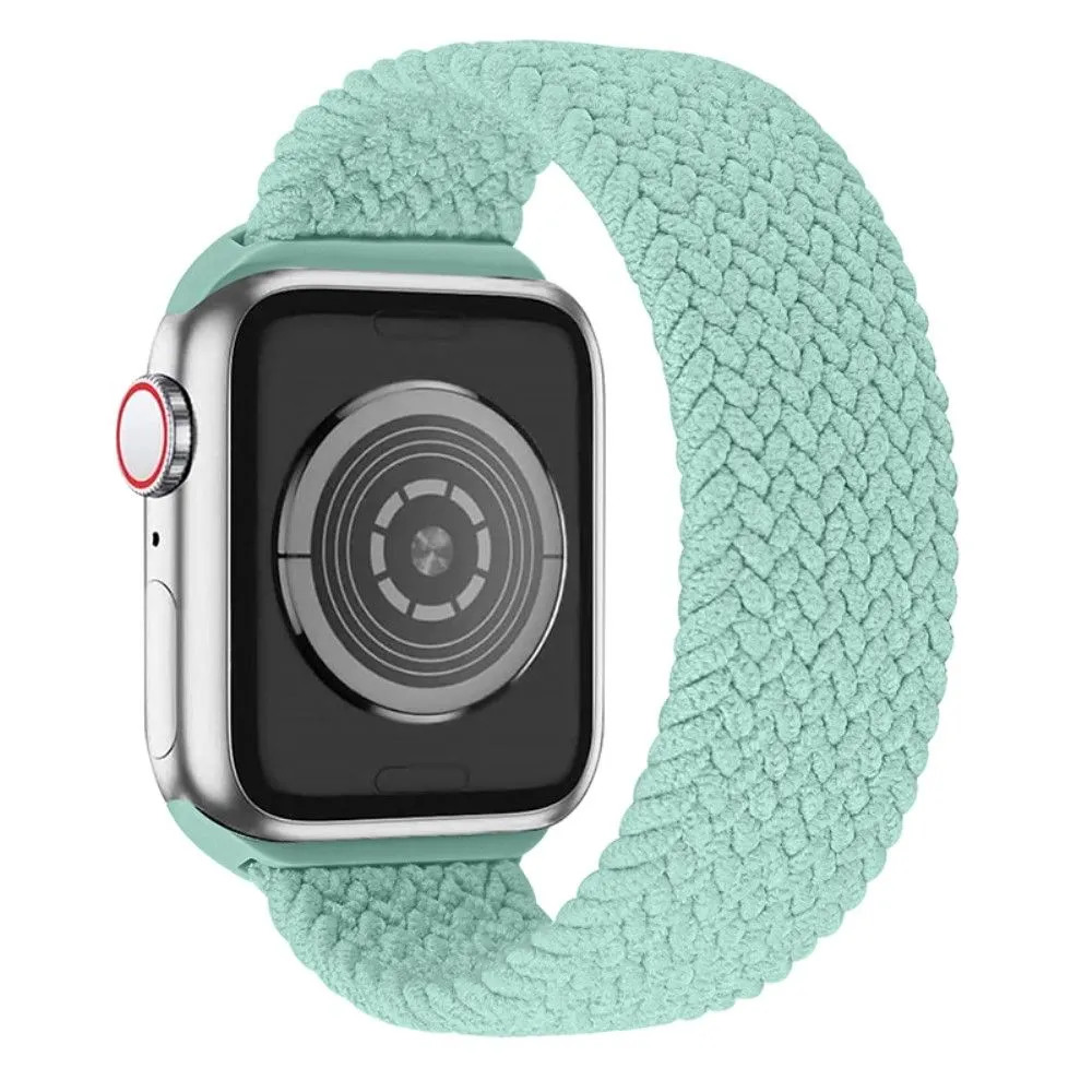 Apple Watch (45mm) elastic watch strap - Mint Green / Size: S