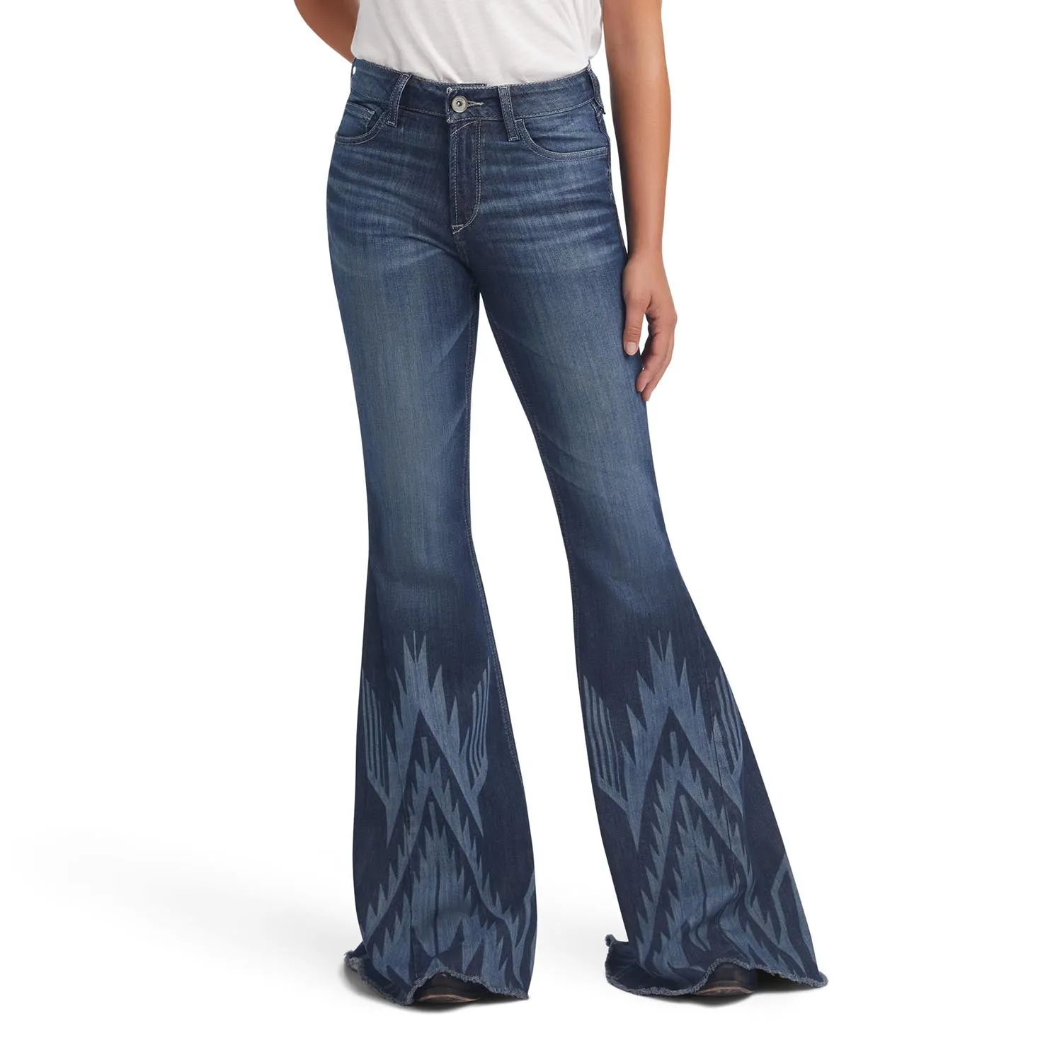 Ariat Chimayo High Rise Extreme Flare Jeans, Blue