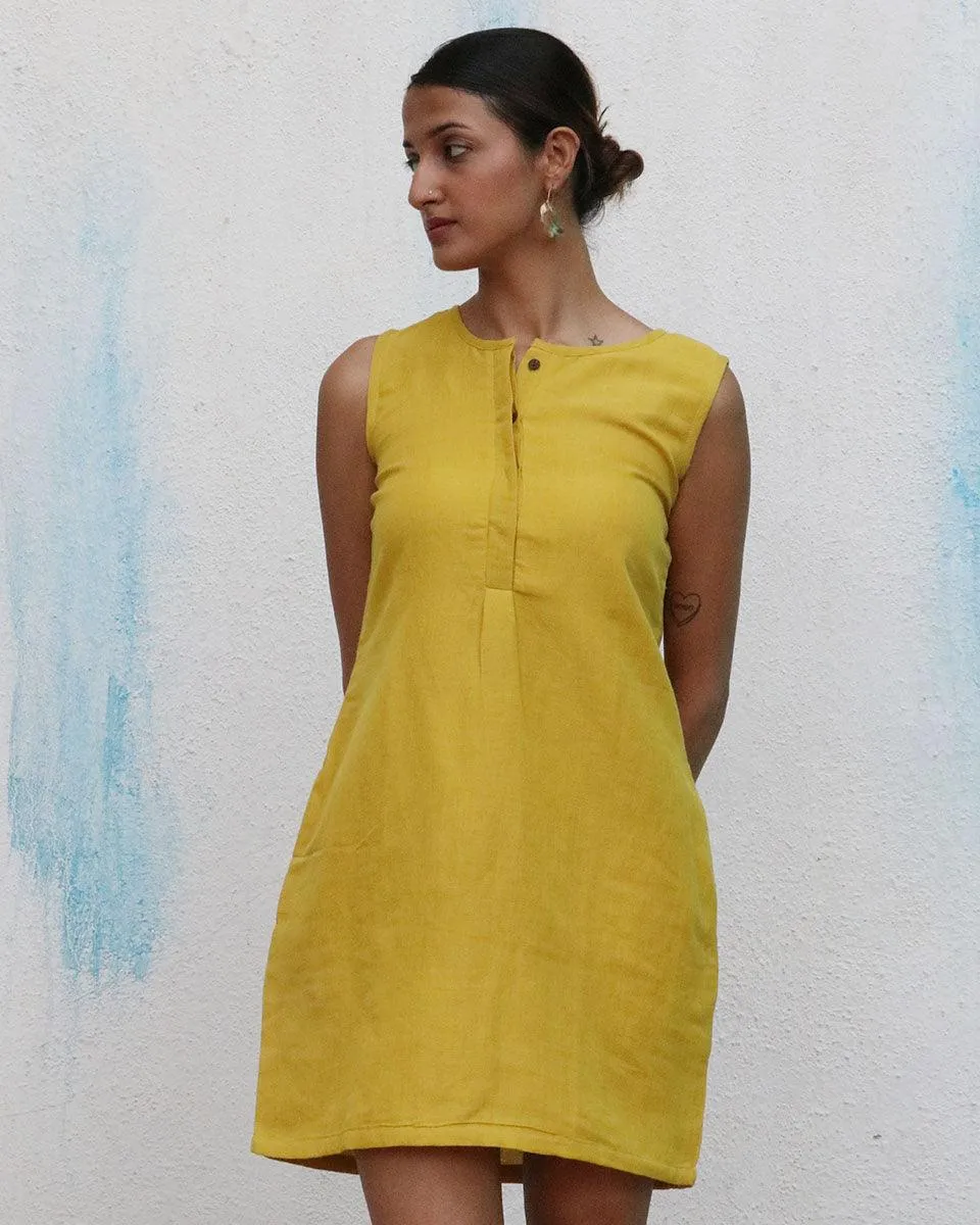 Avabelle Handwoven Linen Dress - Breathe