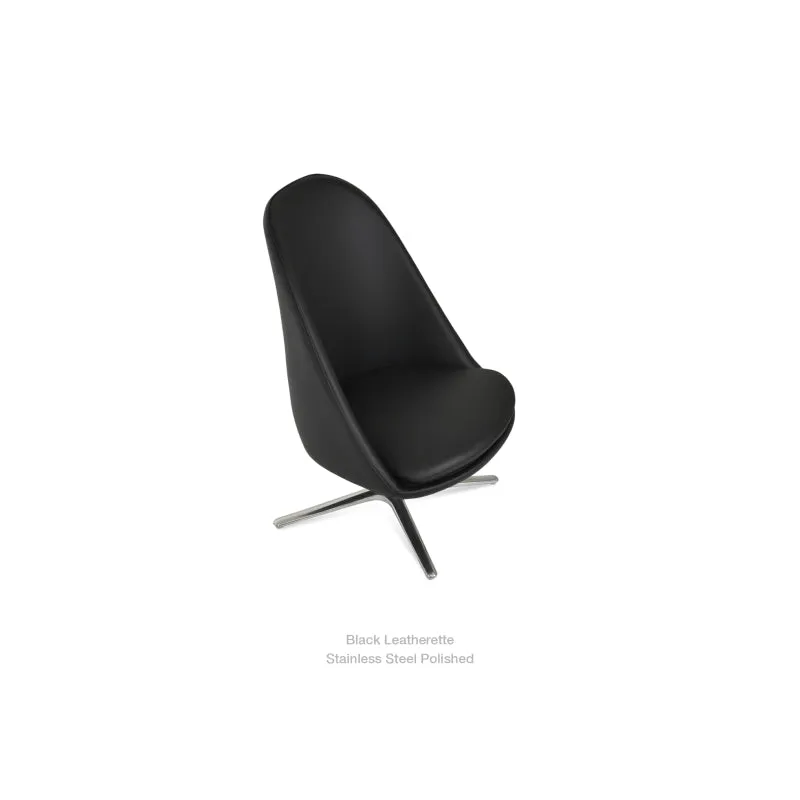 Avanos Oval Swivel  Lounge Chair