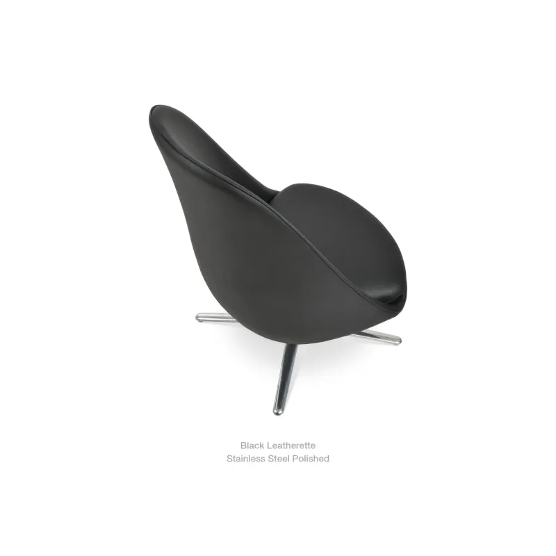 Avanos Oval Swivel  Lounge Chair