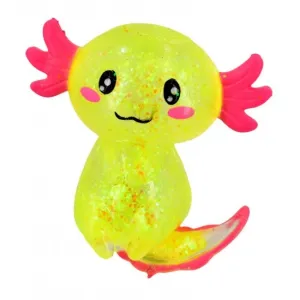 Axolotl Glitter Squishy Fidget Toy