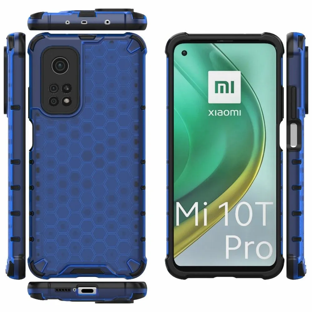 Bofink Honeycomb Xiaomi 11T / 11T Pro case - Blue