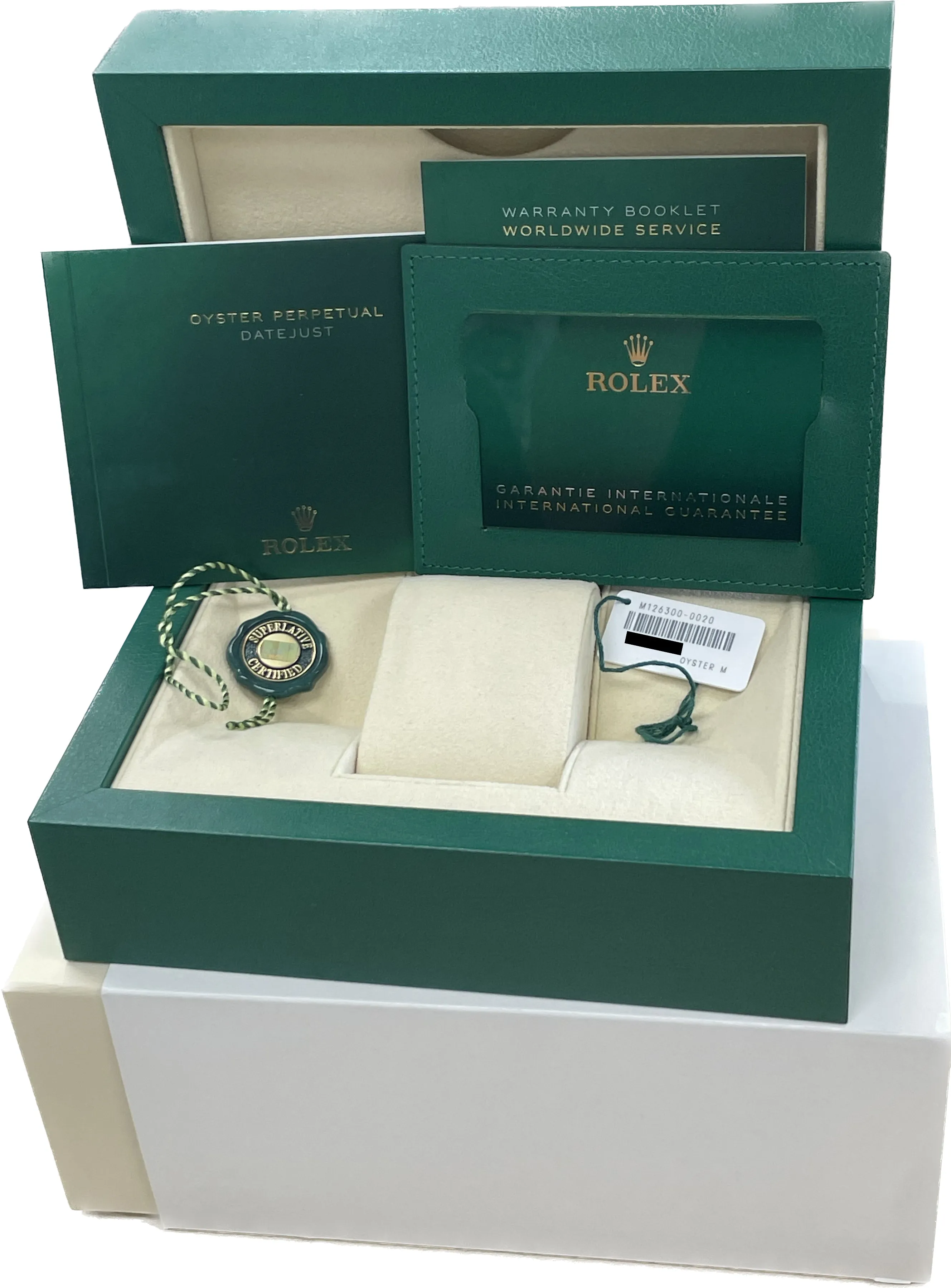 BRAND NEW 2023 Rolex DateJust 41 MINT GREEN Stainless Jubilee Watch 126300 B P