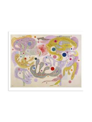 Capricious Forms Print by Wassily Kandinsky