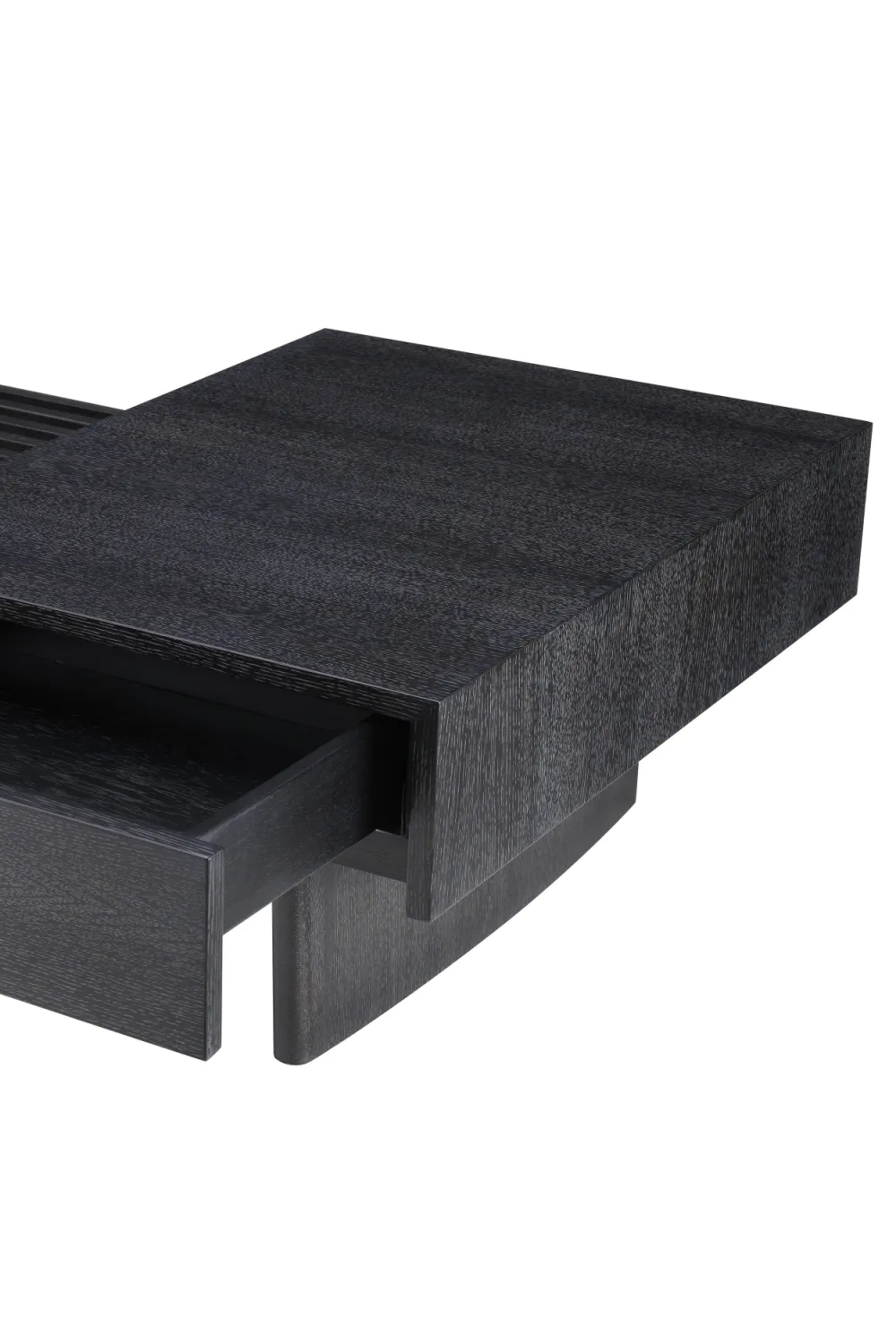 Charcoal Gray Oak Coffee Table | Eichholtz The Crest