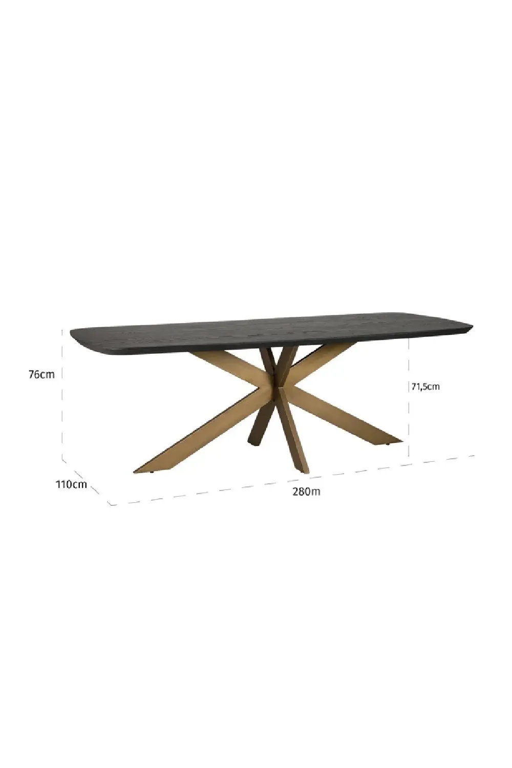 Contemporary Oval Dining Table | OROA Cambon