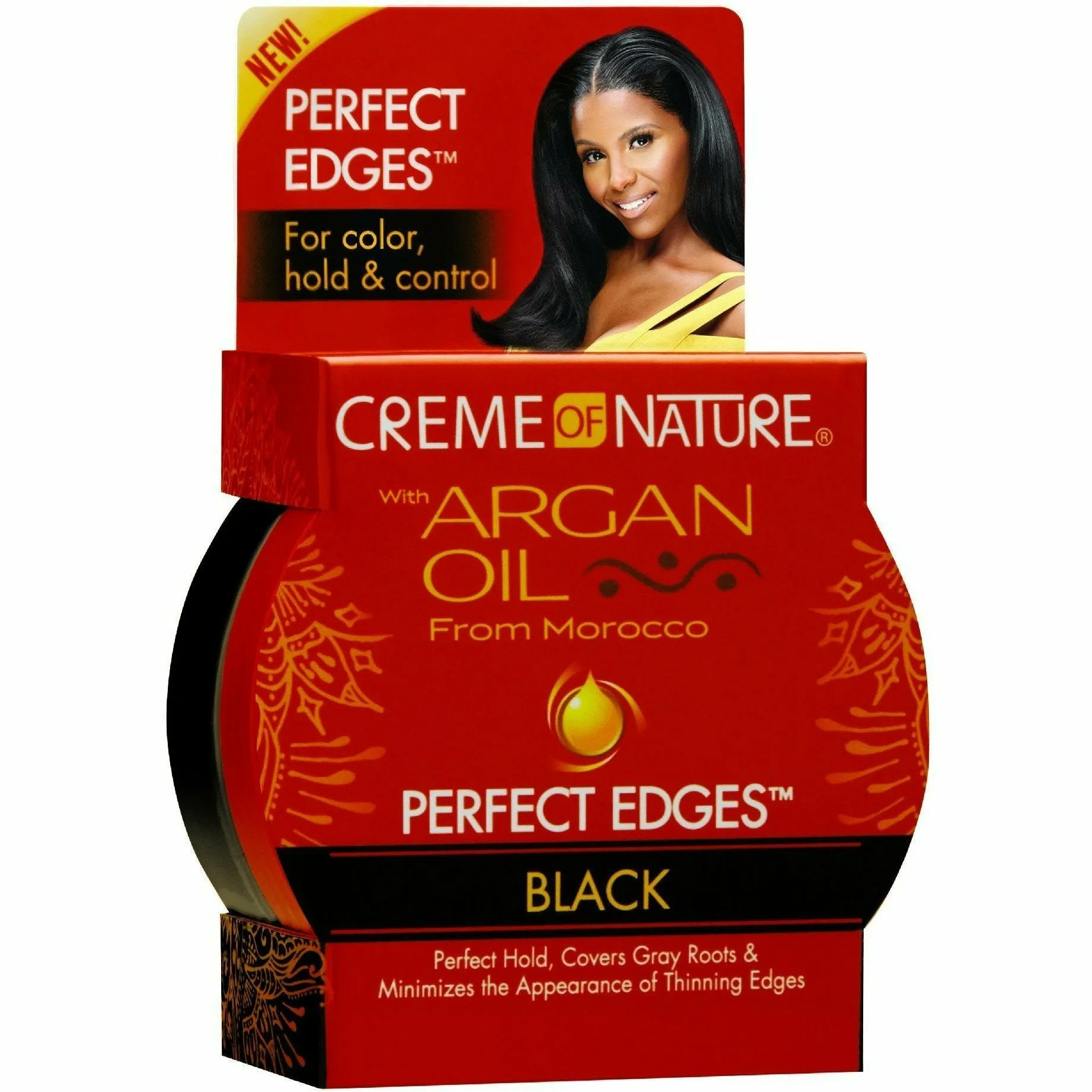 Creme of Nature: Perfect Edges Black 2.25 OZ