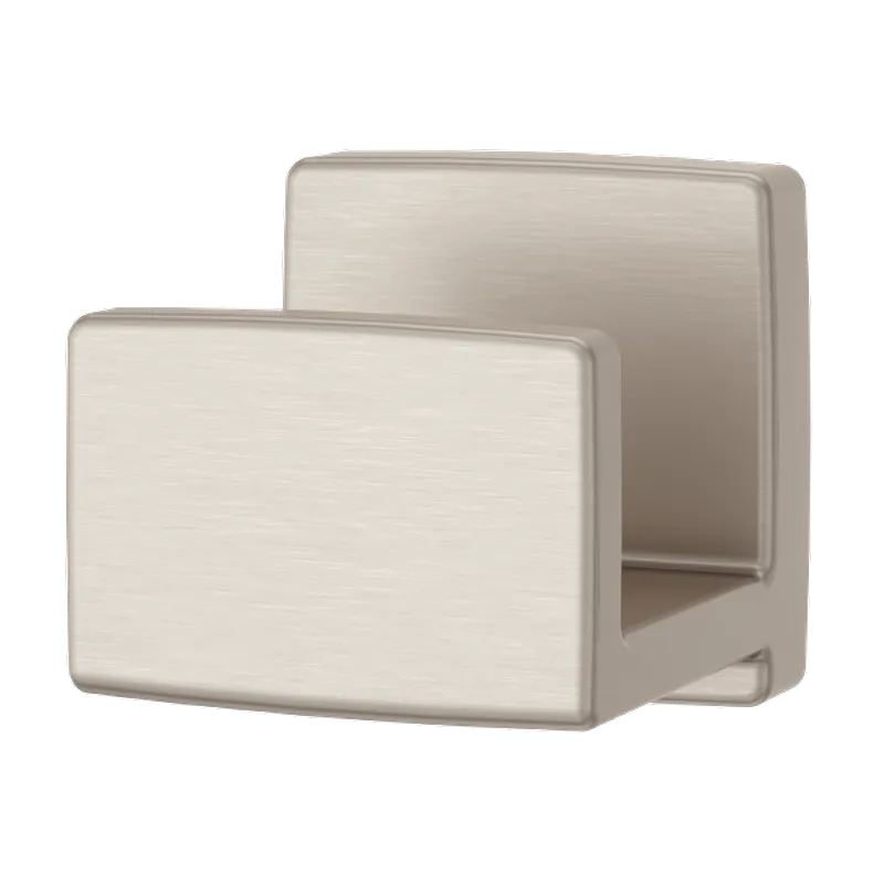 Deckard 1.91" Rectangular Robe Hook in Brushed Nickel