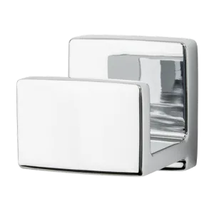 Deckard 1.91" Rectangular Robe Hook in Polished Chrome