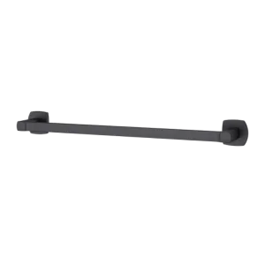 Deckard 20.03" Flat Square Towel Bar in Matte Black