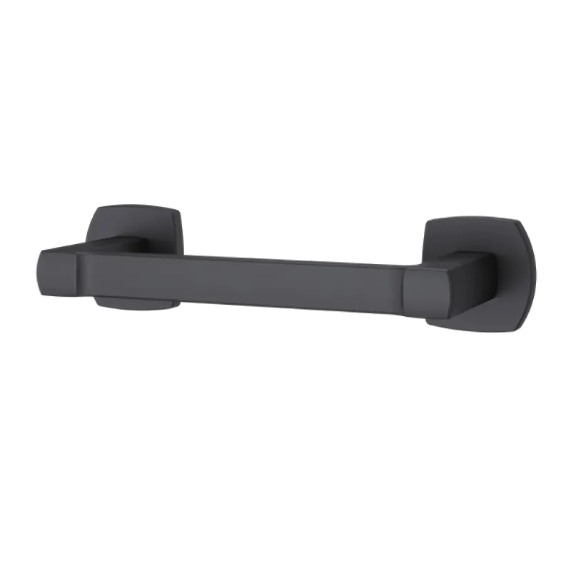 Deckard 9.06" Flat Bar Toilet Paper Holder in Matte Black