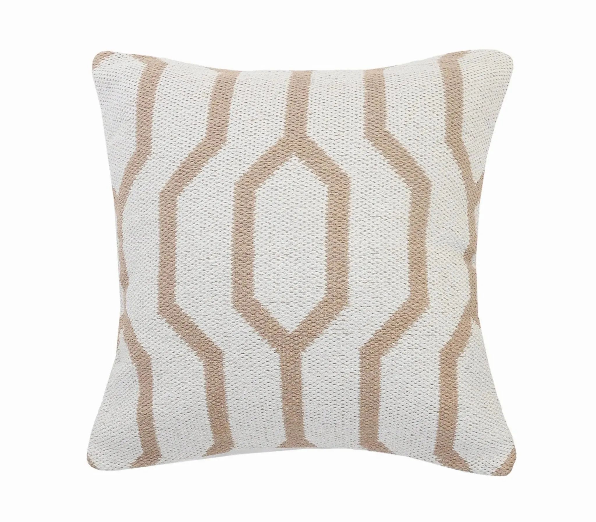 Elemental Lr07550 Hazelnut/White Pillow