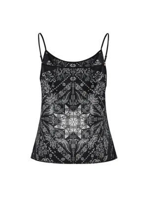 EP YAYING Ethnic Style Silk Camisole