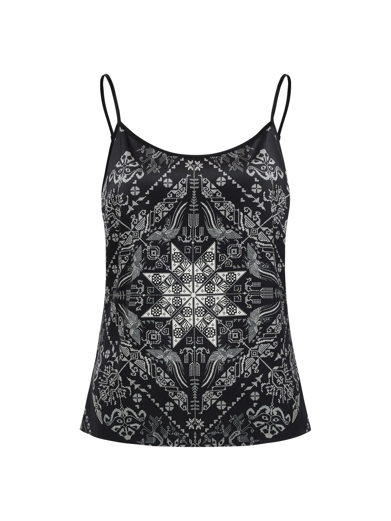 EP YAYING Ethnic Style Silk Camisole