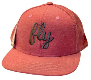 Fly Gray & Red Snap Back Hat