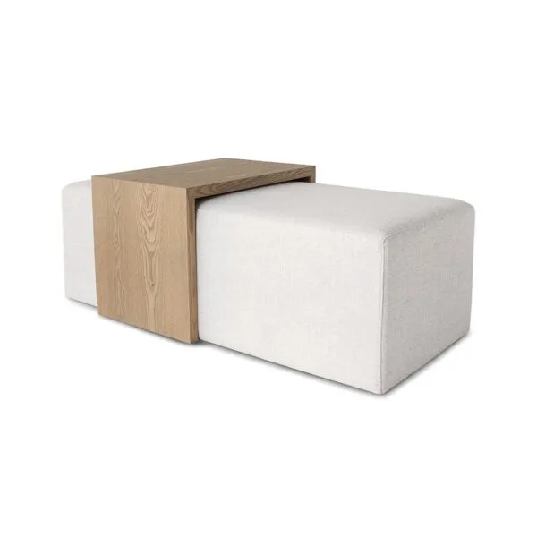 Forest Coffee Ottoman | Cream