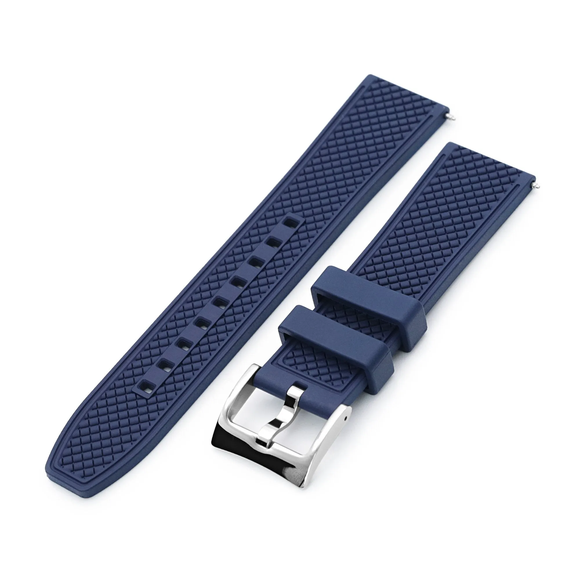 HONEY Blue FKM Quick Release Rubber Strap