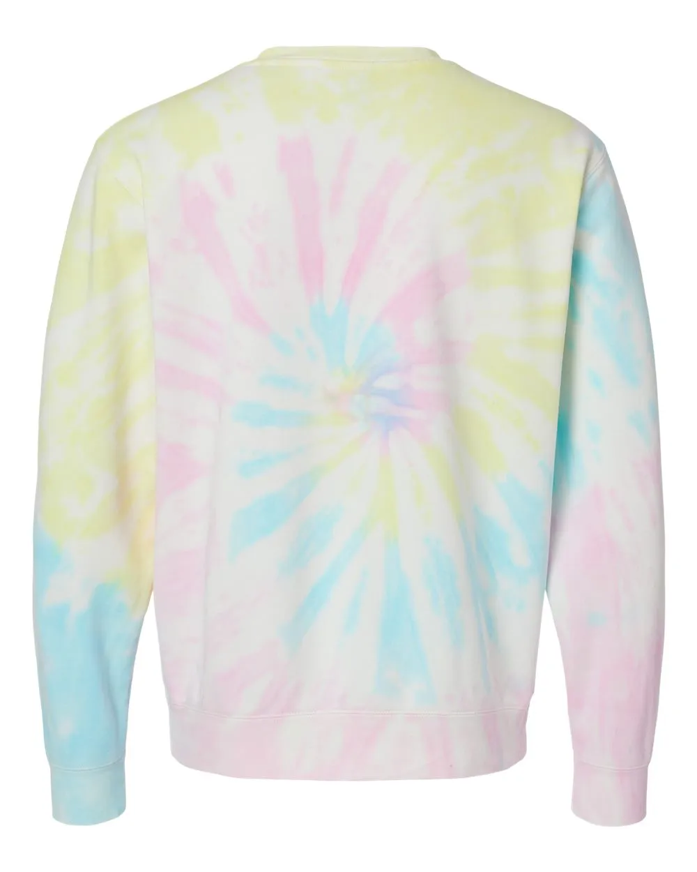 Independent Trading Co. Midweight Tie-Dyed Crewneck Sweatshirt PRM3500TD