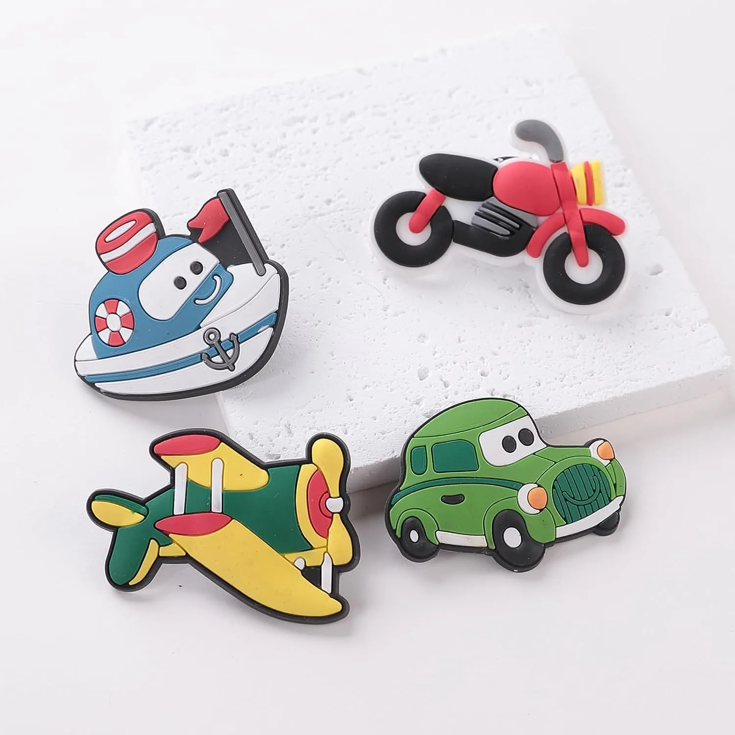 Kuber Industries Cute Cars Shape Fridge Magnets|Home Décor|Best Souvenir Gift|Pack of 12 (Multi)