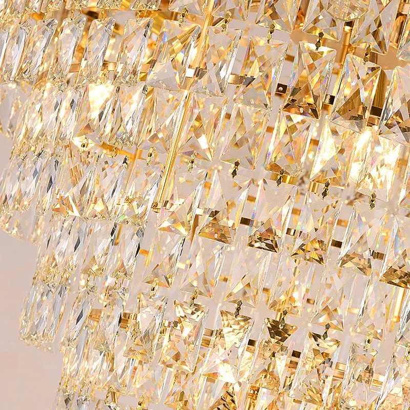 Large Luxury Crystal Chandelier – Living Rooms, Dining Rooms, Staircases, Foyers, and Hallways