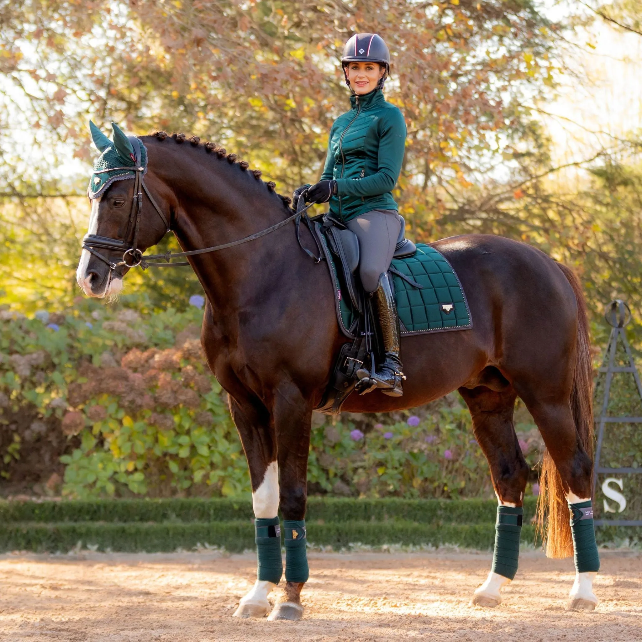 LeMieux Loire Classic Satin Square Dressage Saddle Pad