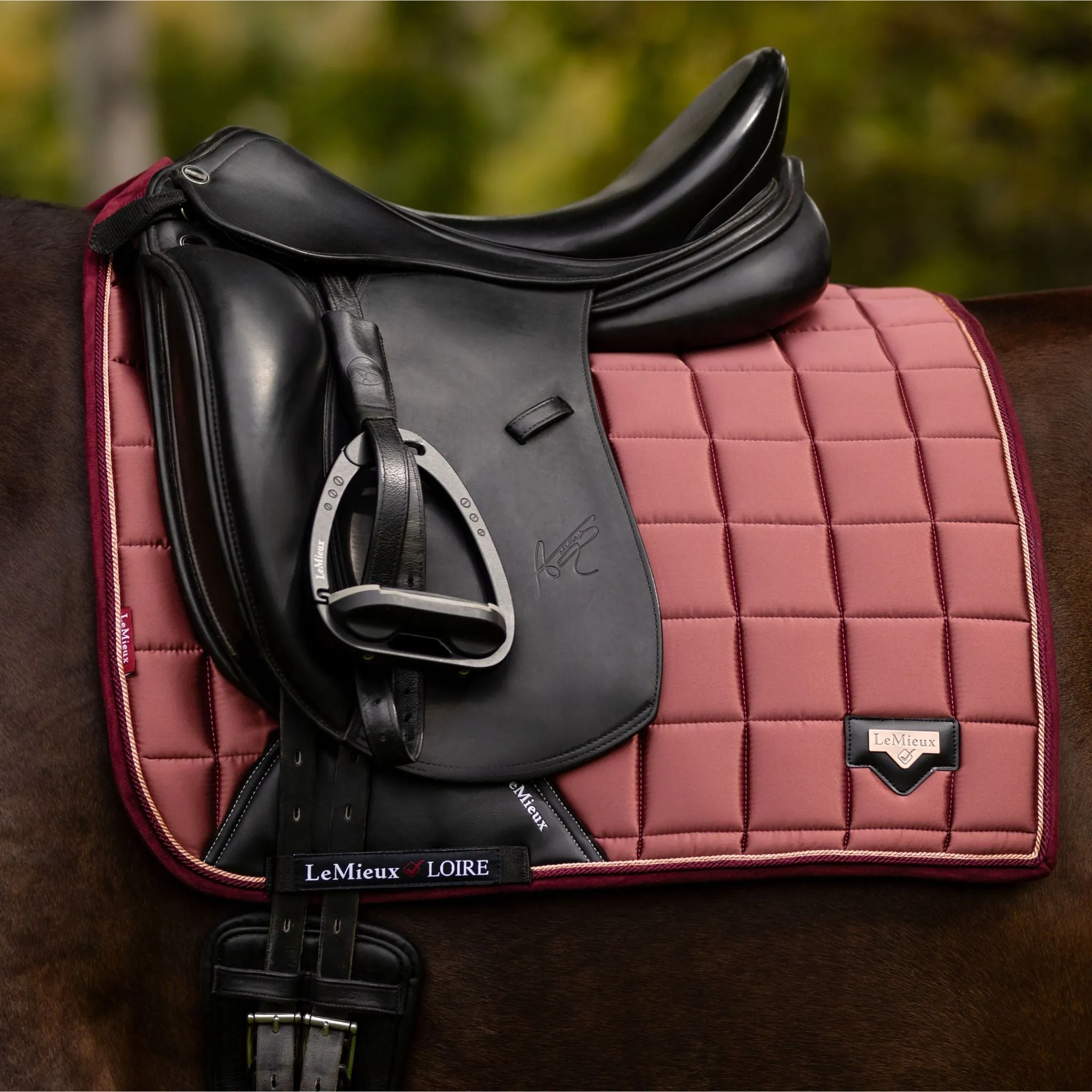 LeMieux Loire Classic Satin Square Dressage Saddle Pad