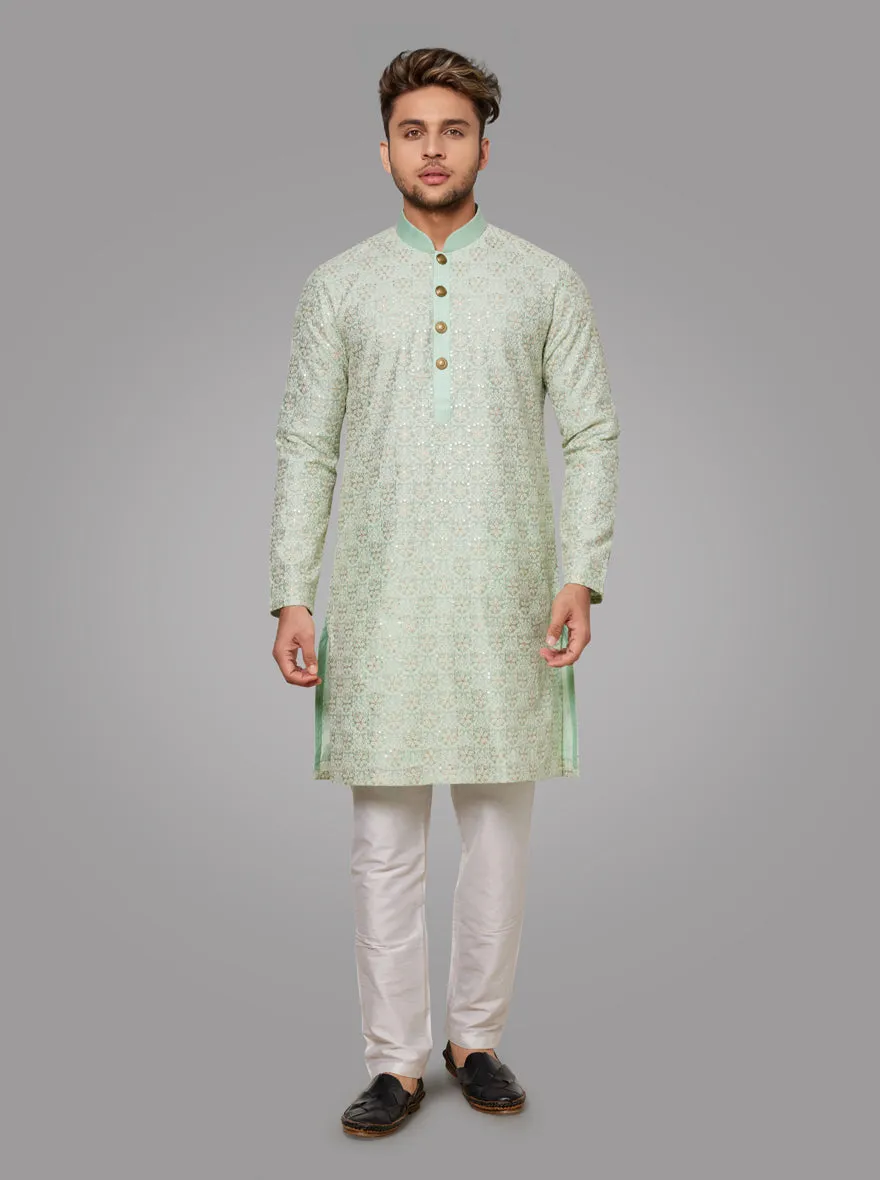 Light Pistachio Kurta Pajama | TULA