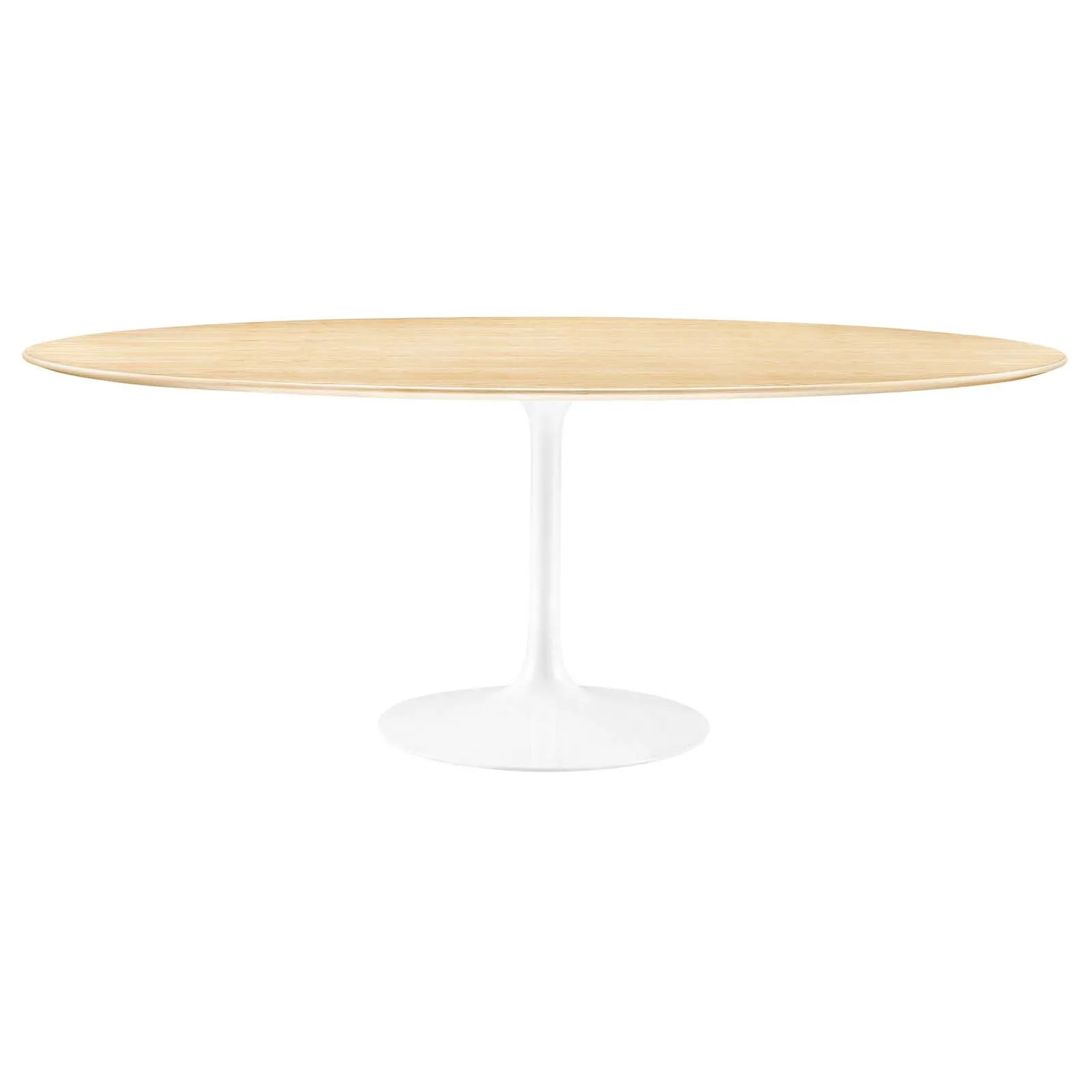 Lippa 78" Oval Wood Grain Dining Table