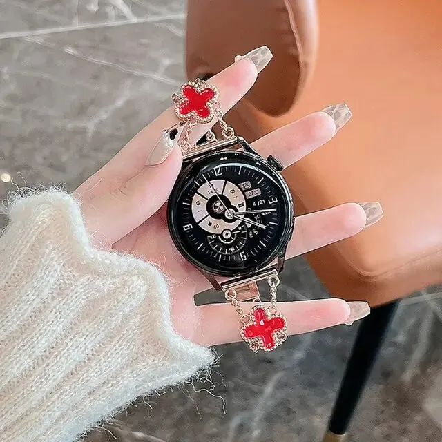 Luxury Clover Chain Strap for Samsung Galaxy Watch