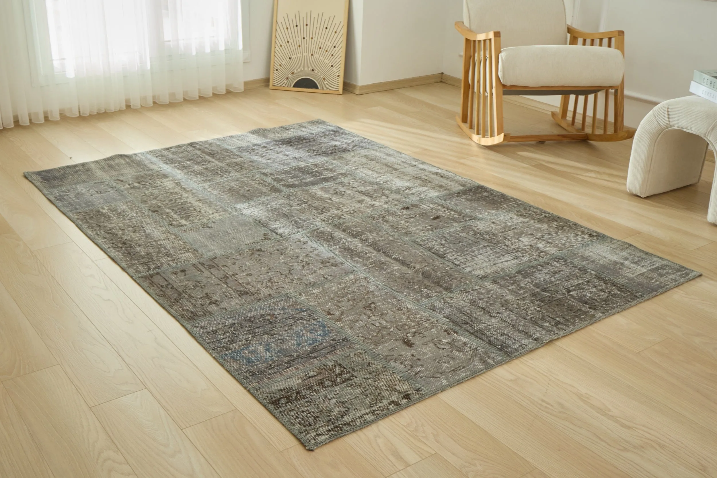 Macey - Vintage Turkish Patchwork Rug