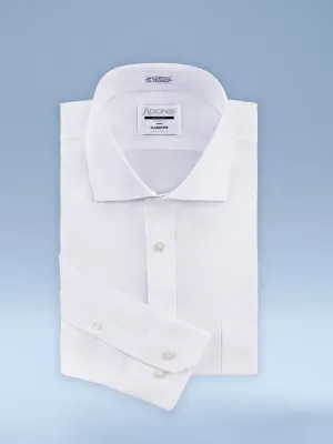 Mens Classic Fit Easy Care Stretch Twill Dress Shirt