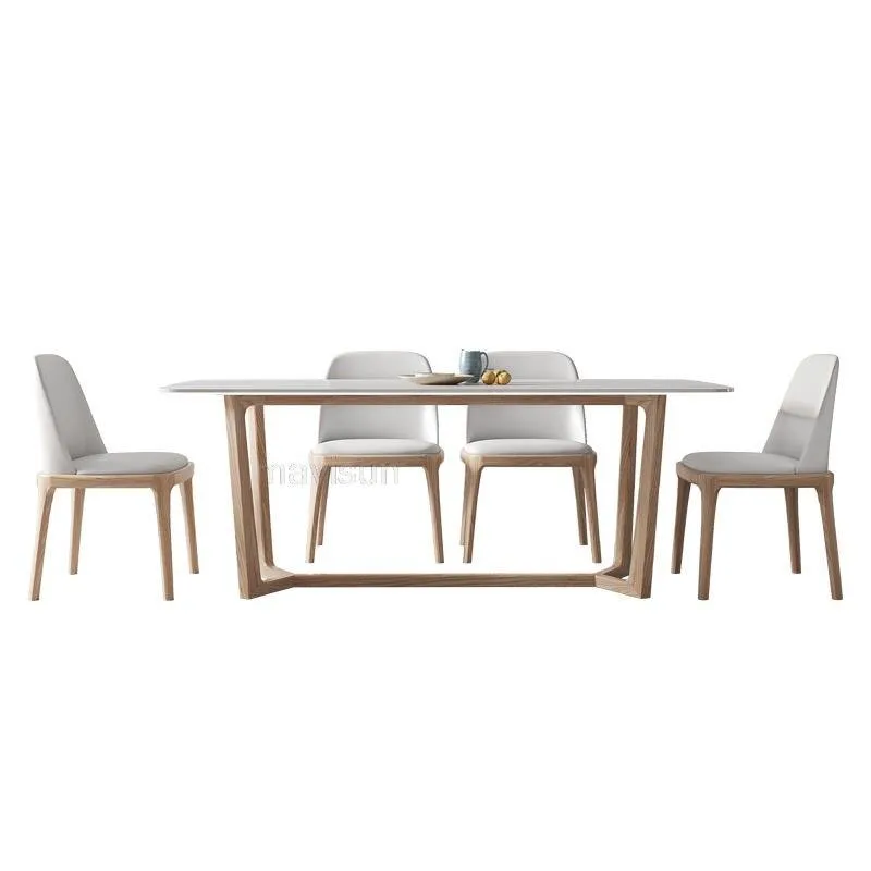 Minimalist Solid Wood Dining Table