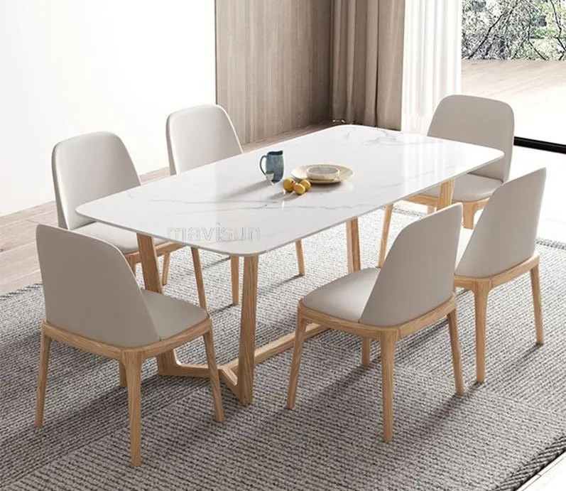 Minimalist Solid Wood Dining Table