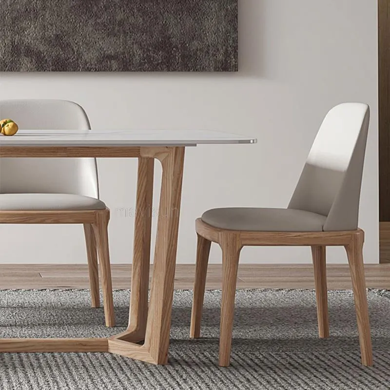 Minimalist Solid Wood Dining Table