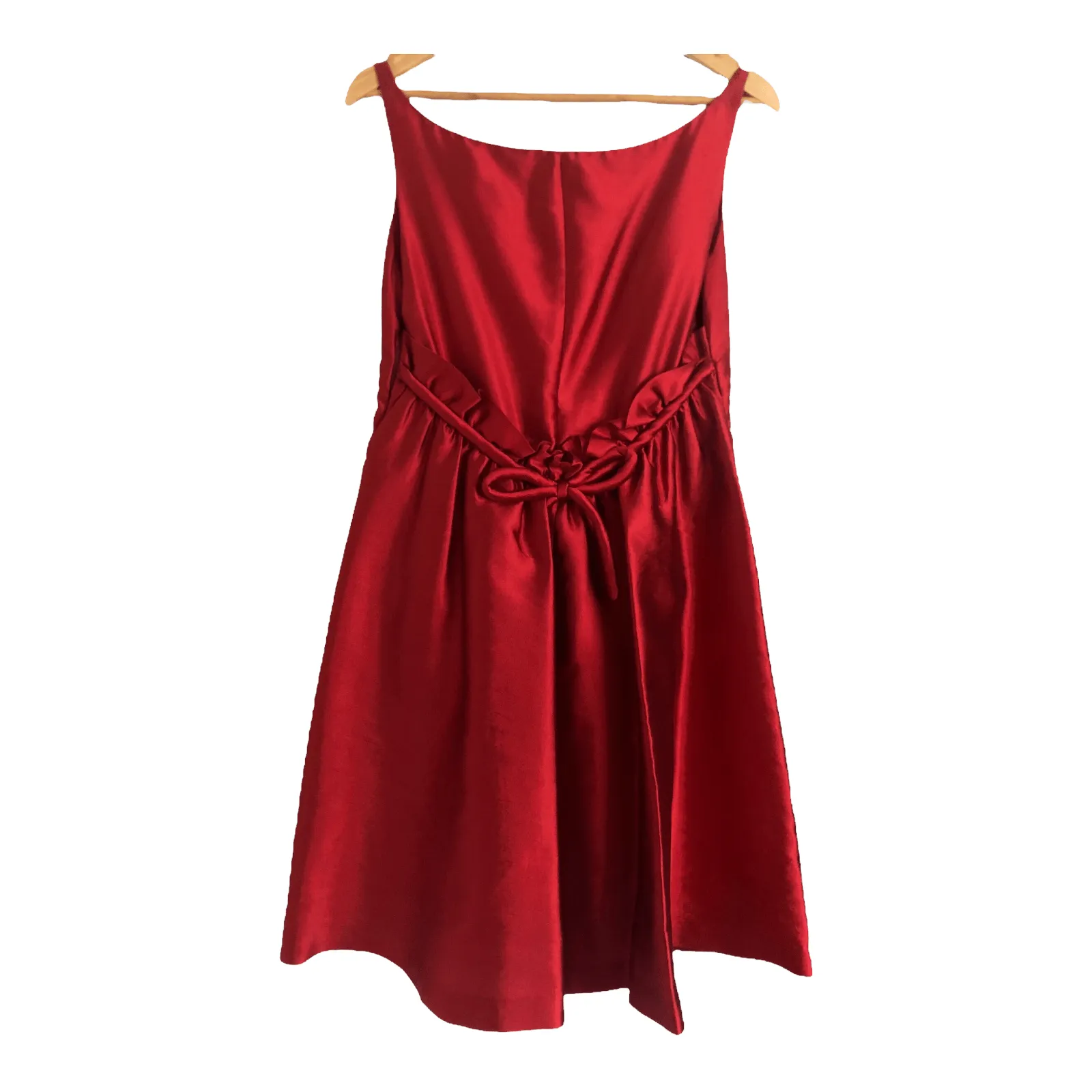 Moschino Cheap and Chic 100% Polyamide Sleeveless Designer Cocktail Dress Scarlet Red UK Size 12