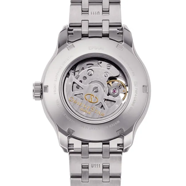 Orient Star Contemporary Layered Skeleton Men's Silver Watch RE-AV0B02Y00B