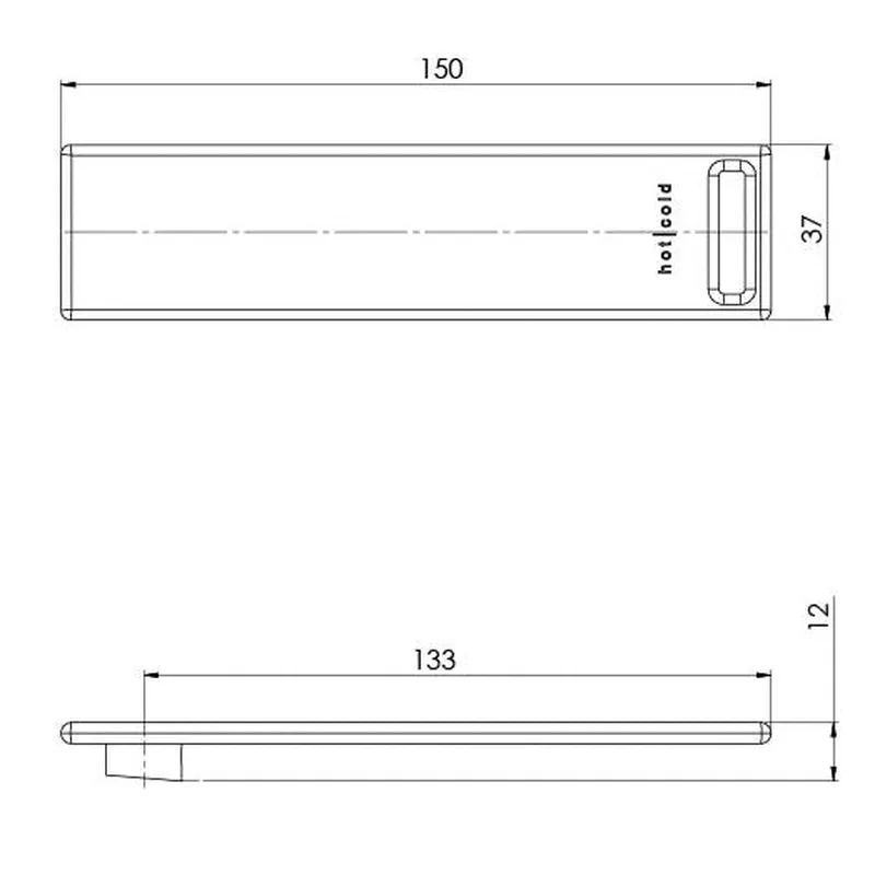 Phoenix Zimi Basin / Vessel Mixer Handle Only - Oatmeal