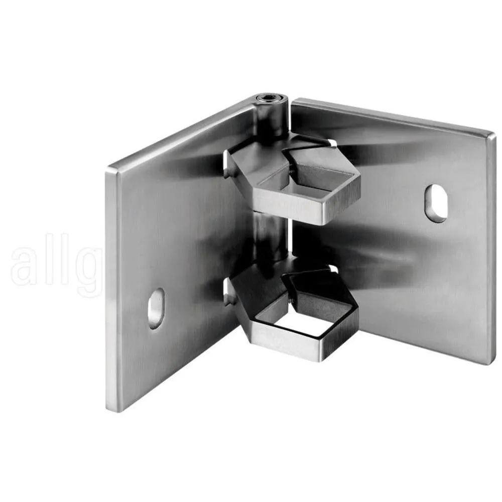 Q-Railing Square Line Corner Adjustable Fascia Mount Baluster Bracket