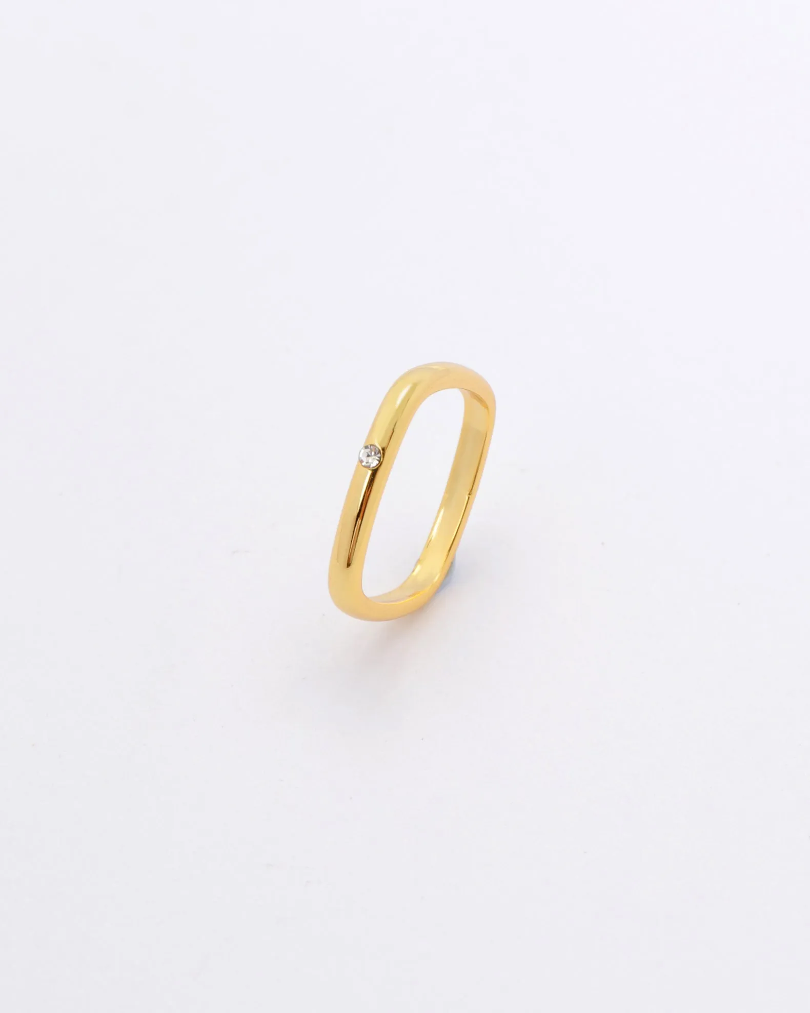 Quad Gold Square Ring