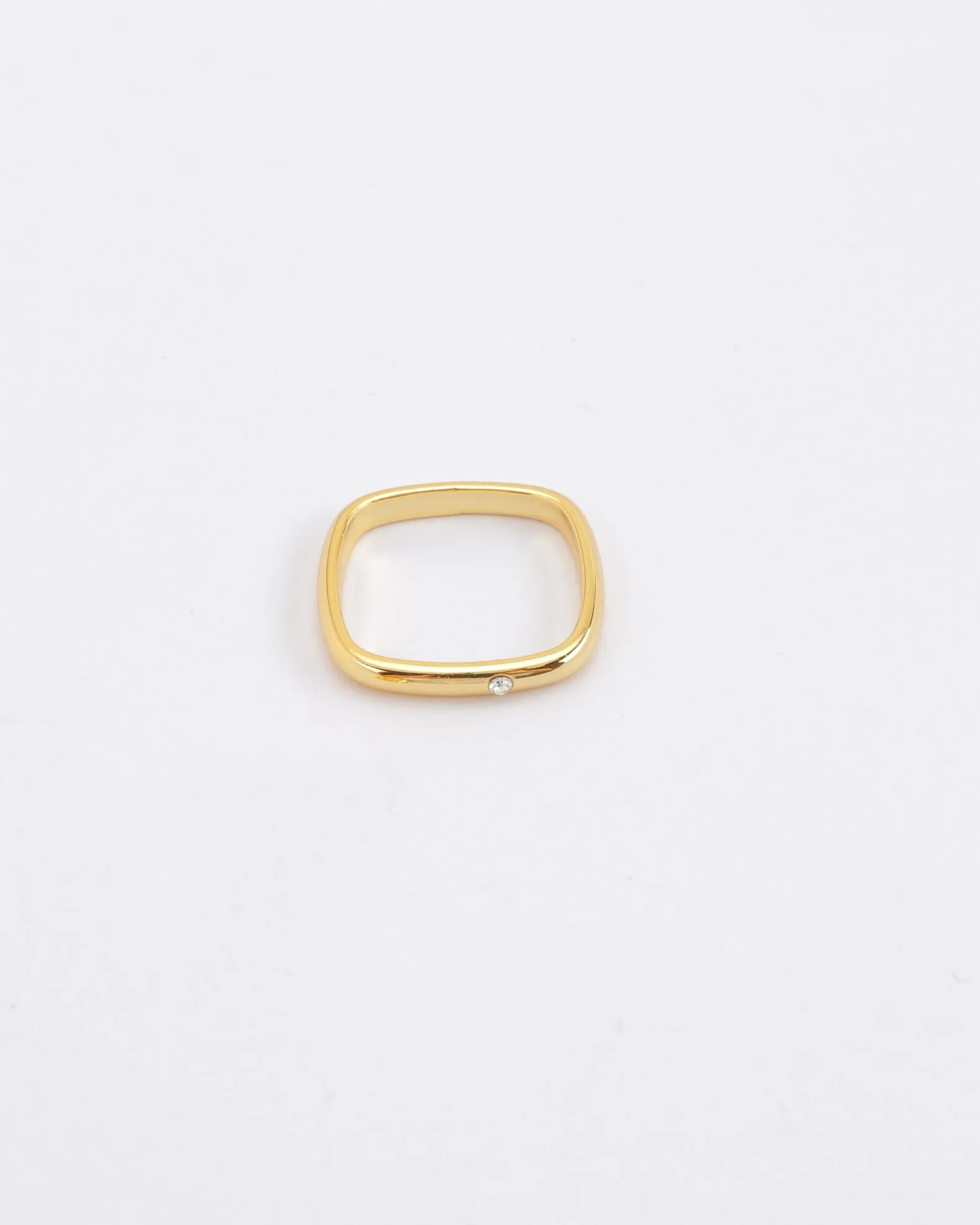 Quad Gold Square Ring