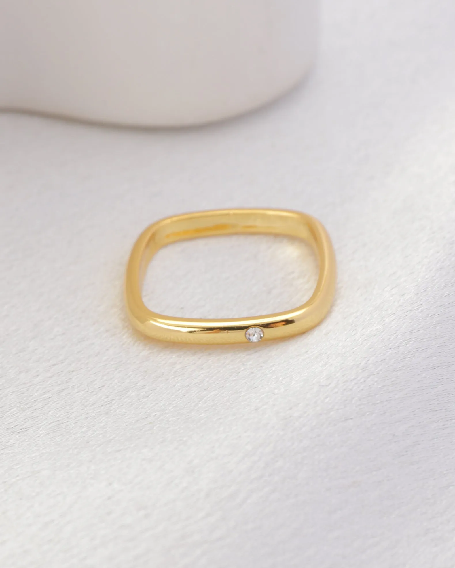 Quad Gold Square Ring