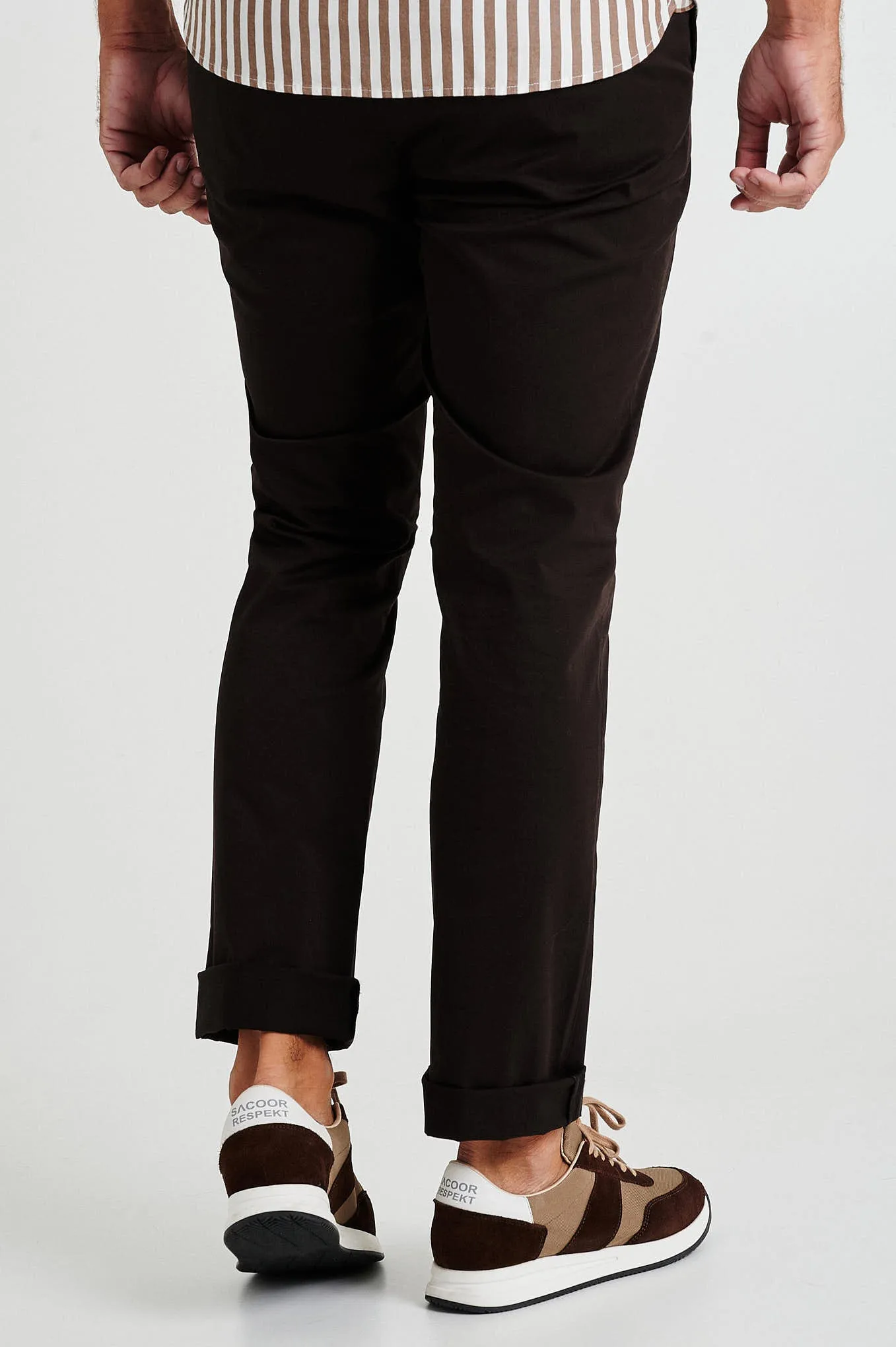 Regular fit comfort stretch basic chino