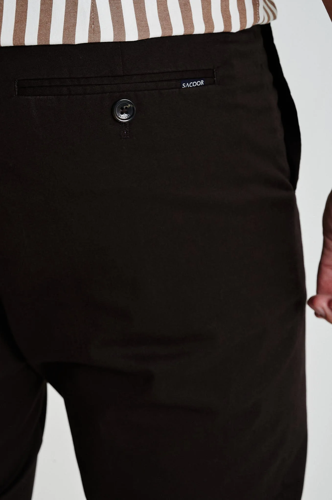 Regular fit comfort stretch basic chino