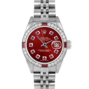 Rolex Datejust 26mm | 69174-RED-RBY-AM-4RBY-JBL